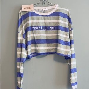 Misguided “Probably Not” Crop Top